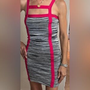 Bebe Bandage Form Fitting Dress S